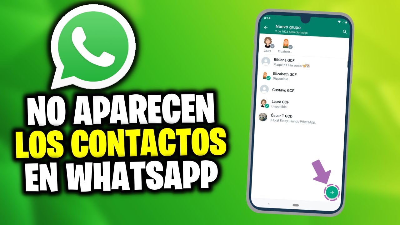 No Aparecen los Nombres de mis Contactos en WhatsApp [Como SOLUCIONARLO ] ✅
