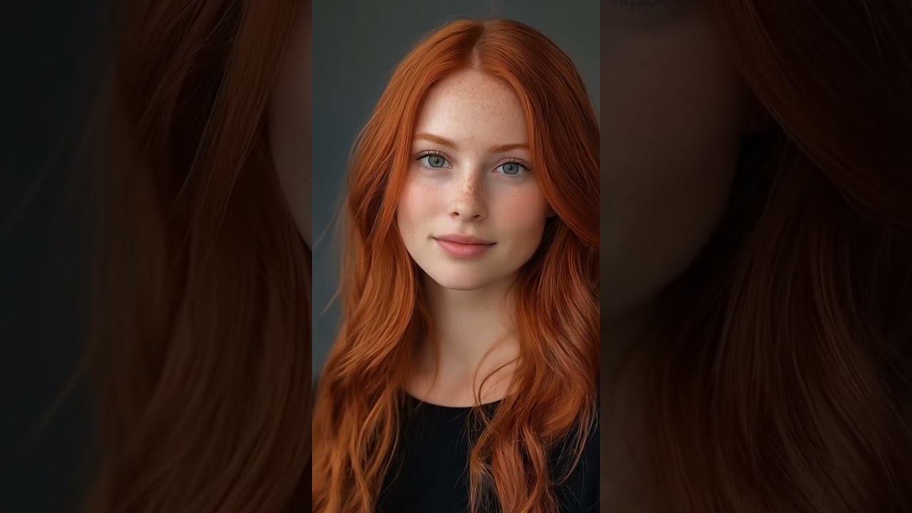 Gorgeous Redhead with Natural Glam #fashion #beauty #stylish