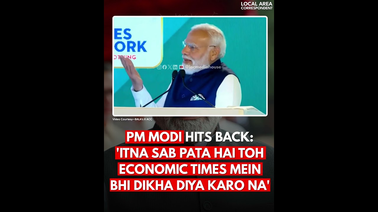 PM Modi in Economics Time Now Global Business Summit 2026