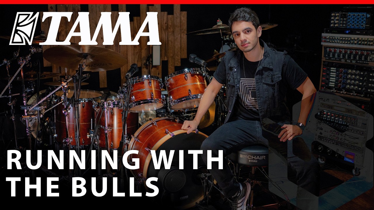 First Video Playing TAMA Drums - Running With the Bulls - Kiko Loureiro - Bruno Valverde
