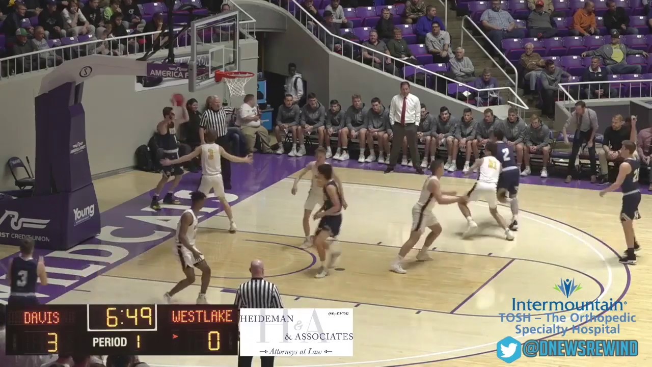 6A Boys Basketball: Westlake vs Davis High School UHSAA 2019 State Tournament Round 1