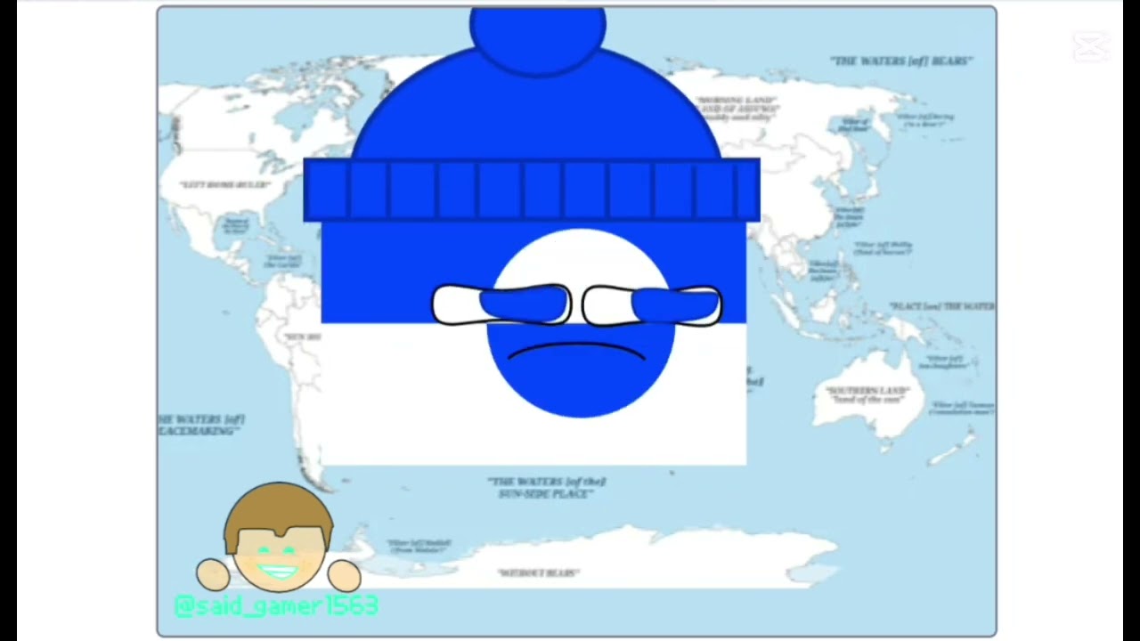 Countryflagsballs band Norte america #scratch #animacion