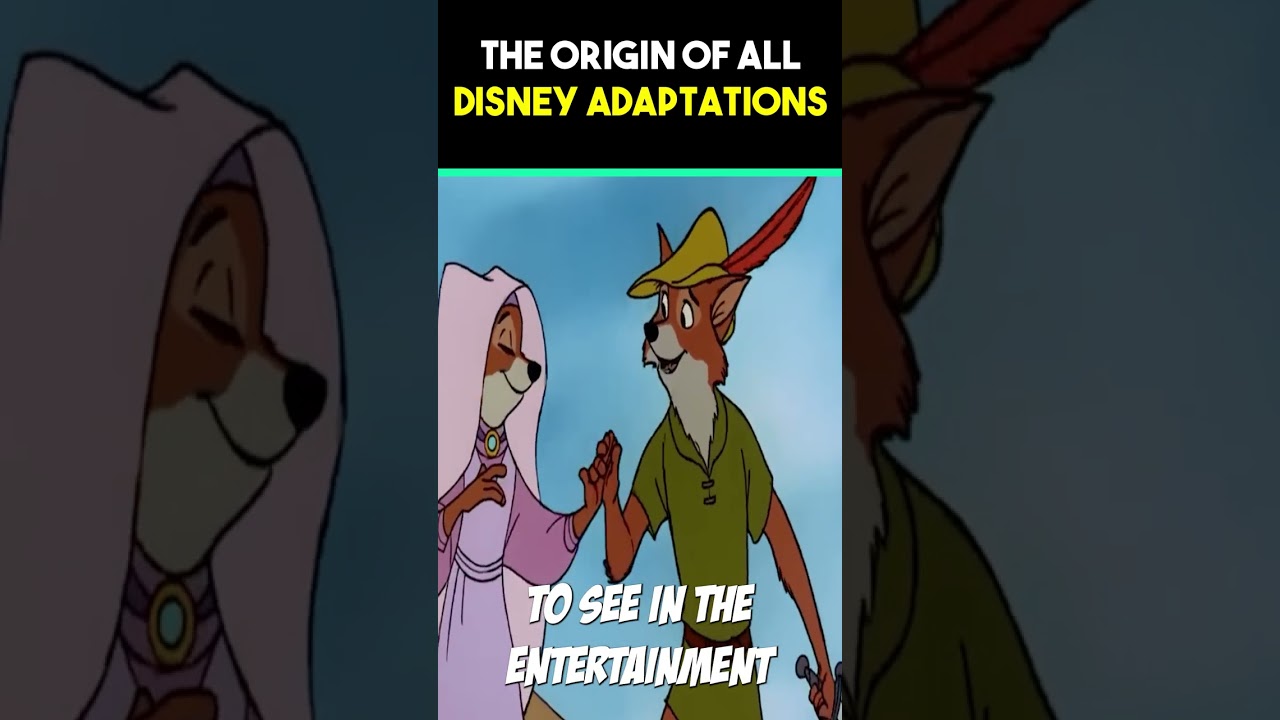 The ORIGIN of Disney adaptations