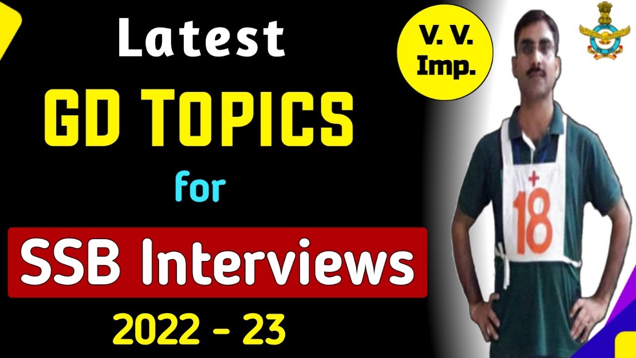 Latest GD Topics Being Asked In SSB Interviews 2022 - 23 | SSB Interview | Education Circuit