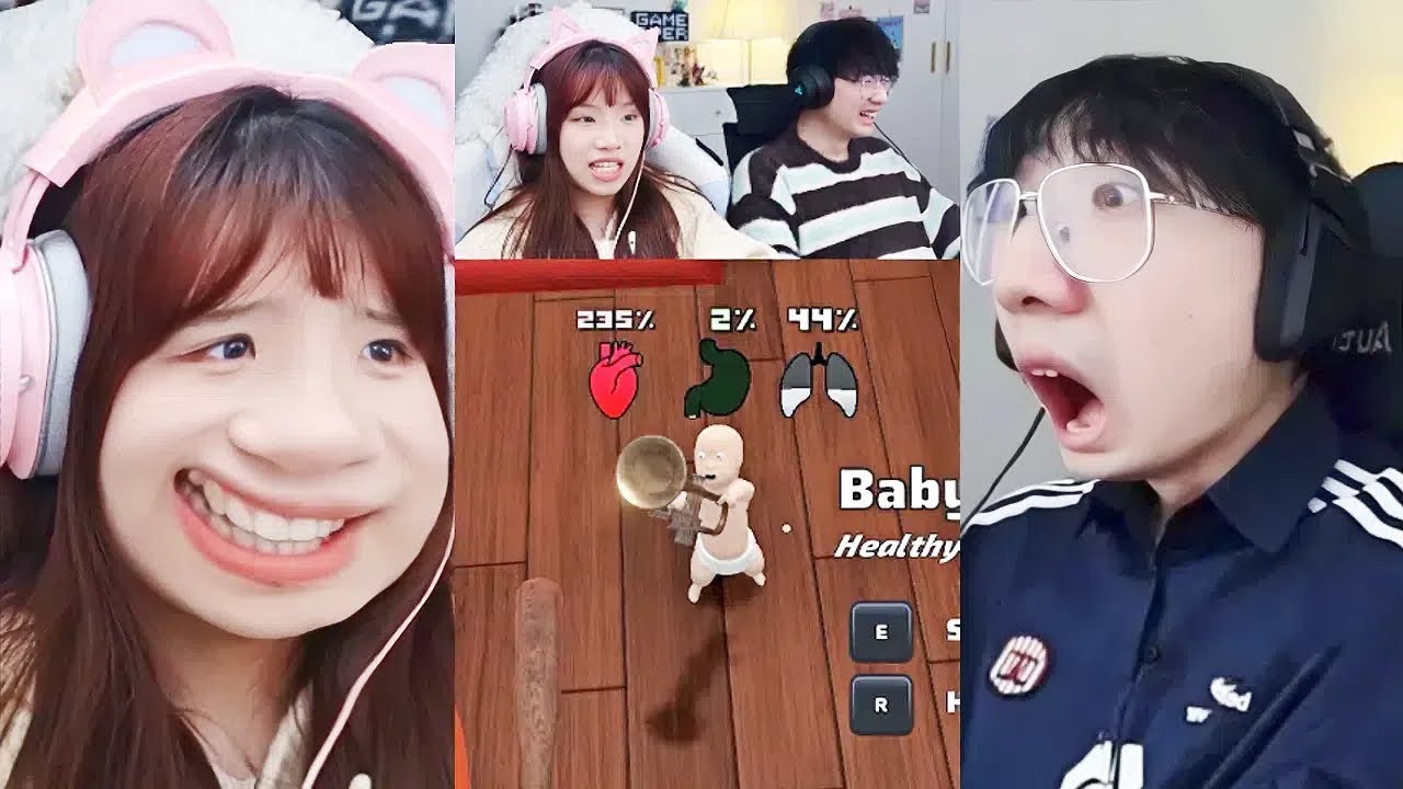 GAMER  Best Couple Gaming 周周与庄庄 #vocal  Mobile Games   Computer Games#games #funny #游戏
