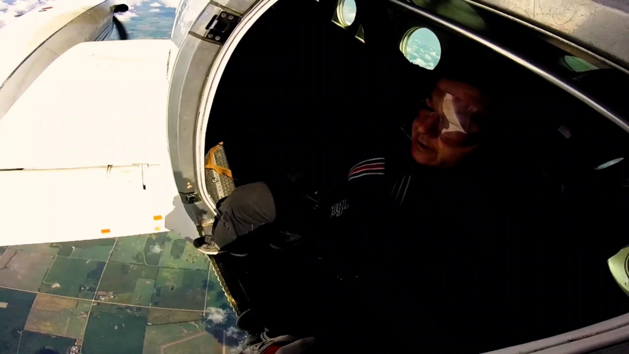 First time skydiving.  Went to Skydive Big Sky in Innisfail, Alberta, Canada.