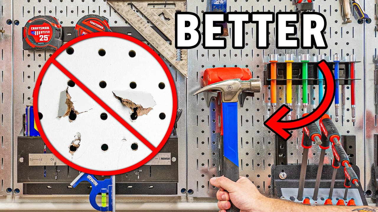 Installing Wall Control Metal Pegboard In My Shop