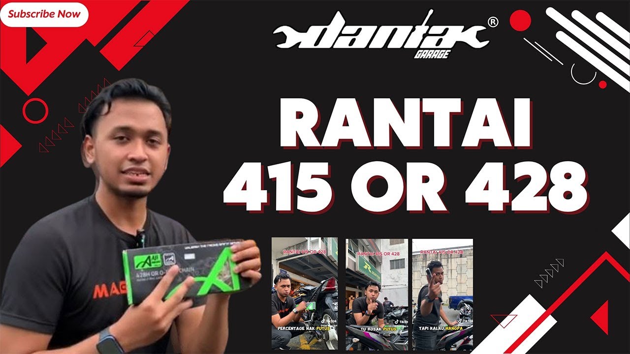 Rantai 415 or 428 mana yang terbaik anda rasa ?
