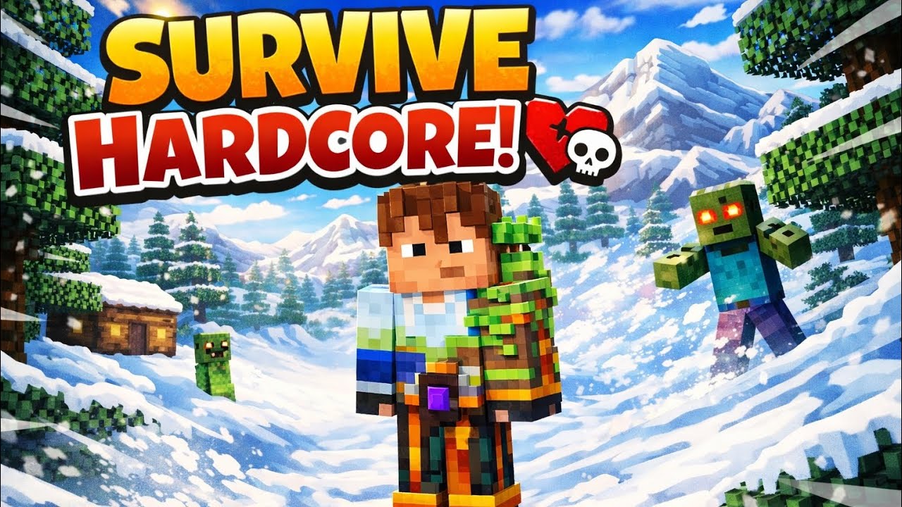 Début de la survie hardcore sur Minecraft (Kings Craft)