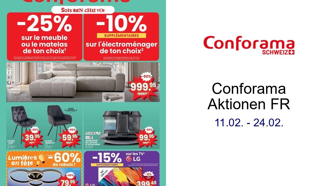 Conforama Aktionen FR 11.02. - 24.02.