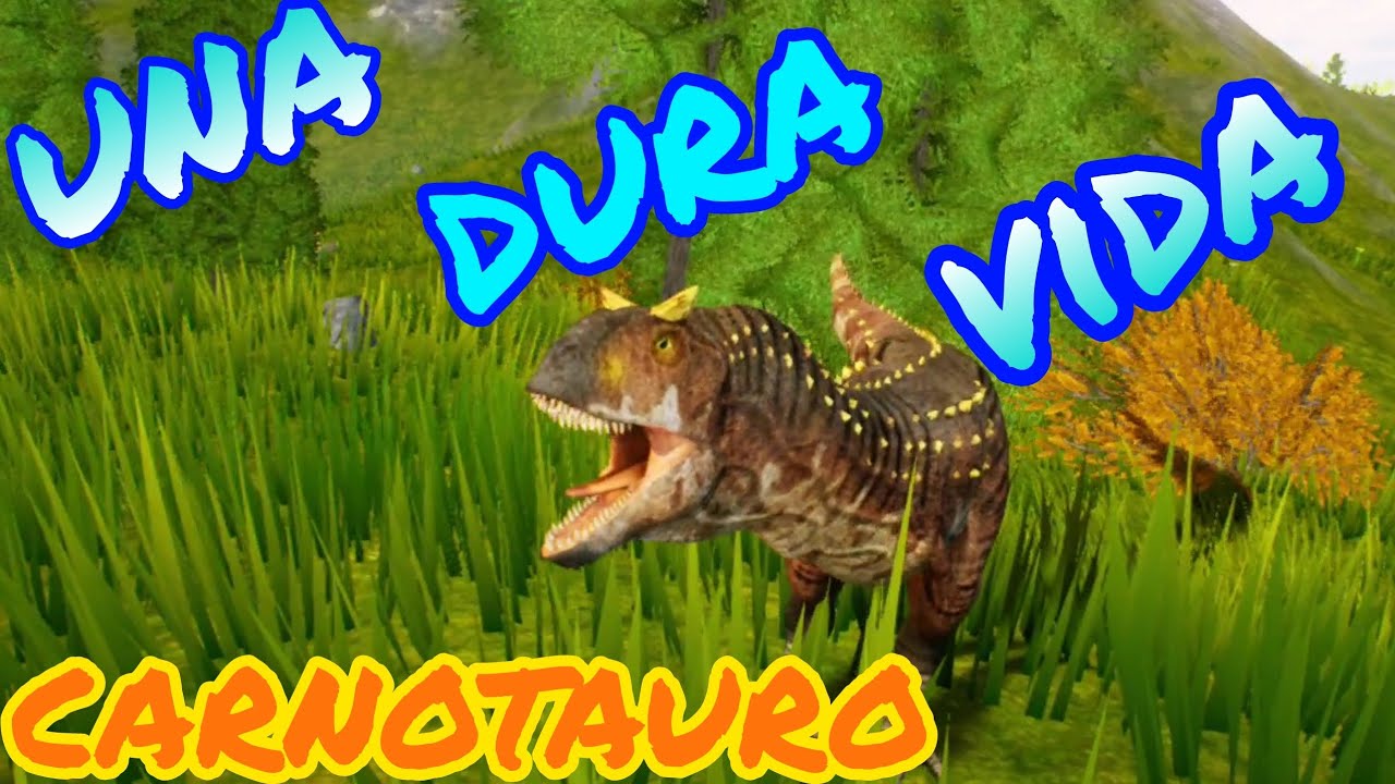 viviendo duro o durando en la vida con CARNOTAURO gameplay (the cursed isle)