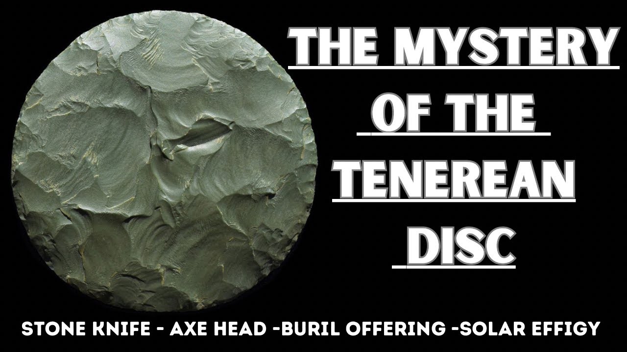 MYSTERY Of The Tenerean Disc - #stonetools #archeology #mystery #flintknapping #survival #bushcraft