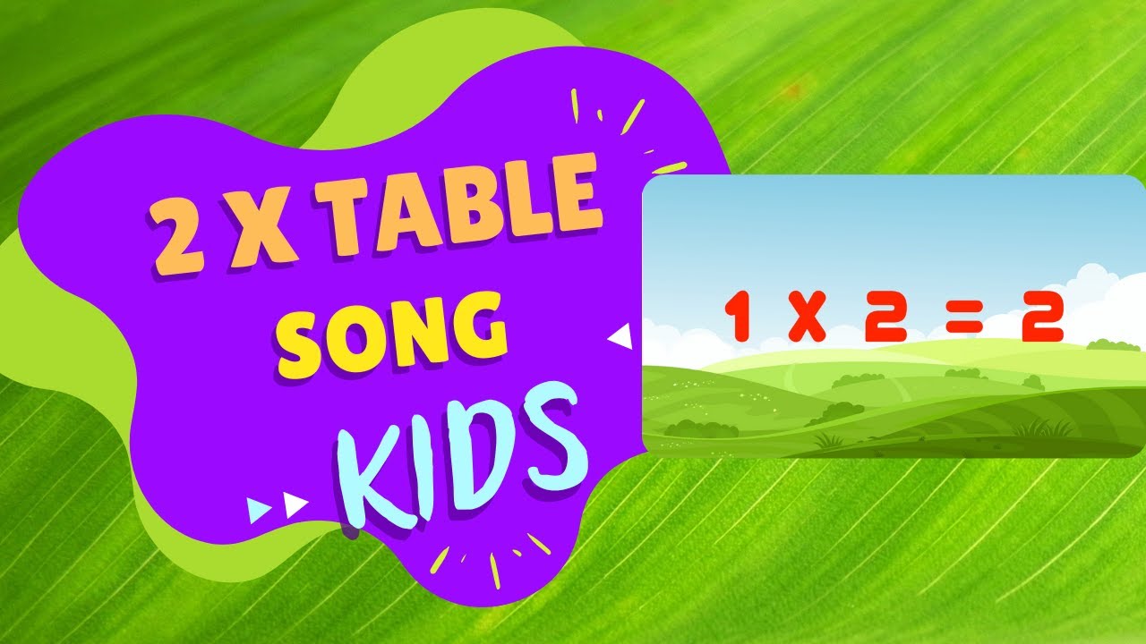 2 Times Table Song | Kids Songs | Learn Times Tables