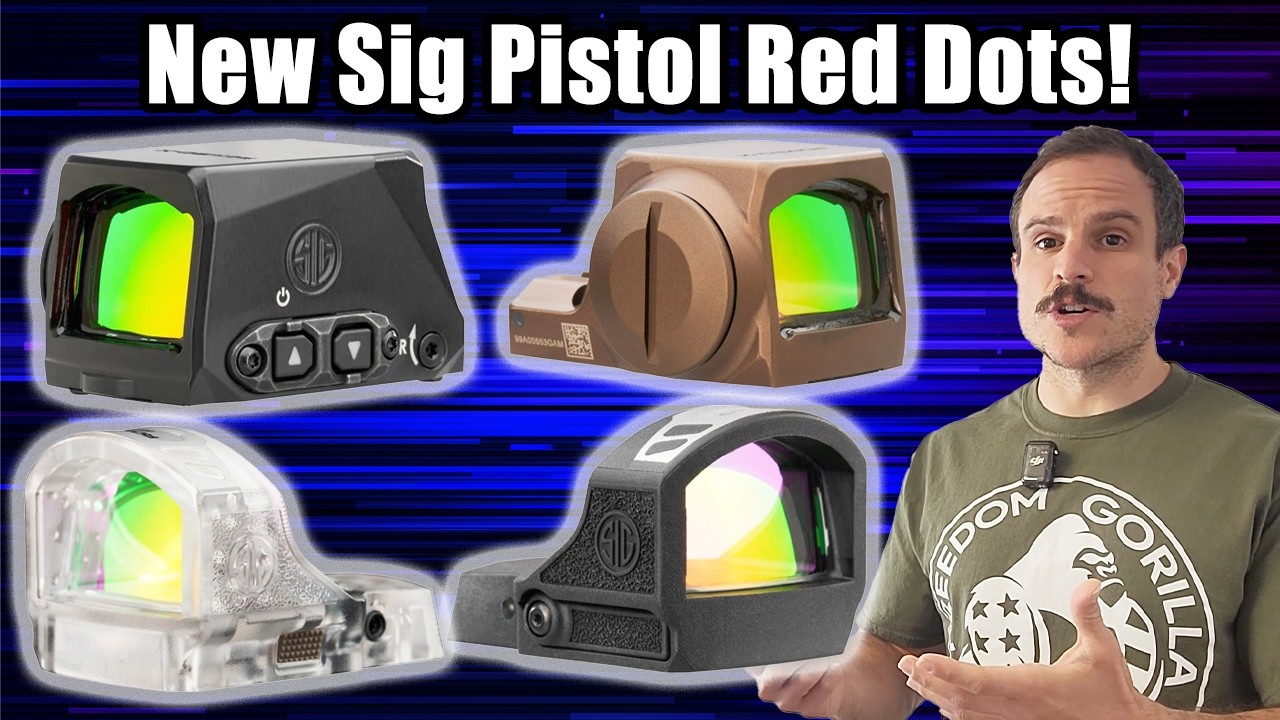 Объяснение оптики пистолета Sig Sauer (издание 2025 г.)