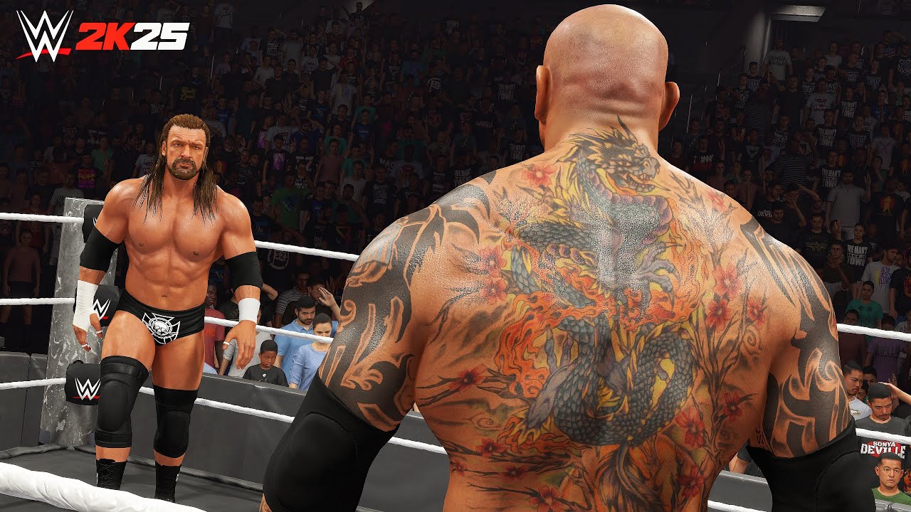 WWE 2K25 Batista vs Triple H