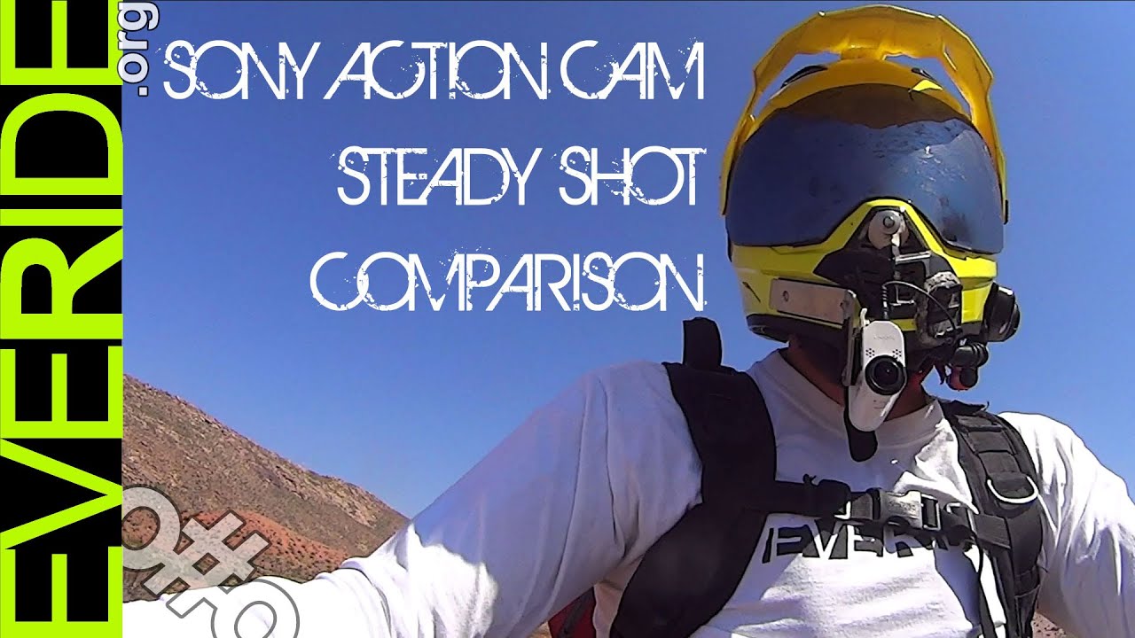 Sony Action Cam as100v On/Offroad Motorcycle Steadyshot Comparison o#o