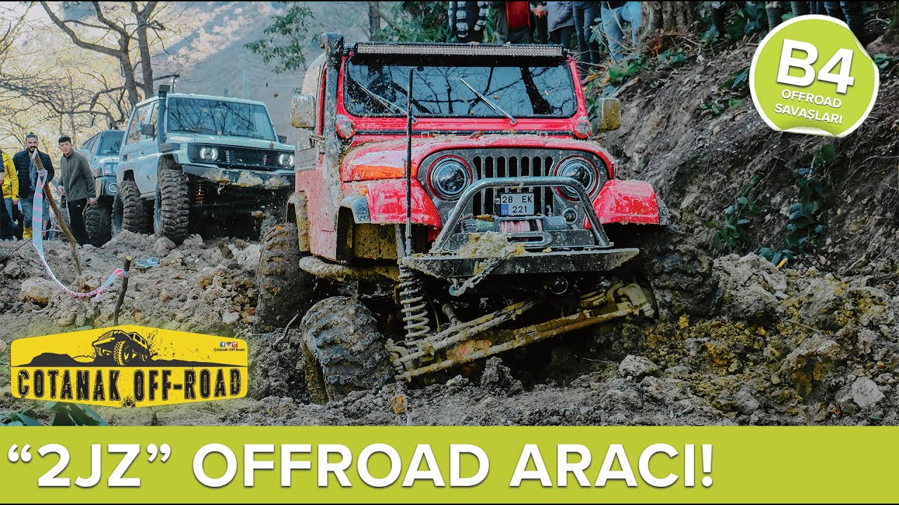 2JZ SUPRA MOTORLU NİSSAN vs OFFROAD CJ7 JEEP 4.0 MONSTER | OFFROAD 4x4 Action! | @ÇOTANAK OFF ROAD