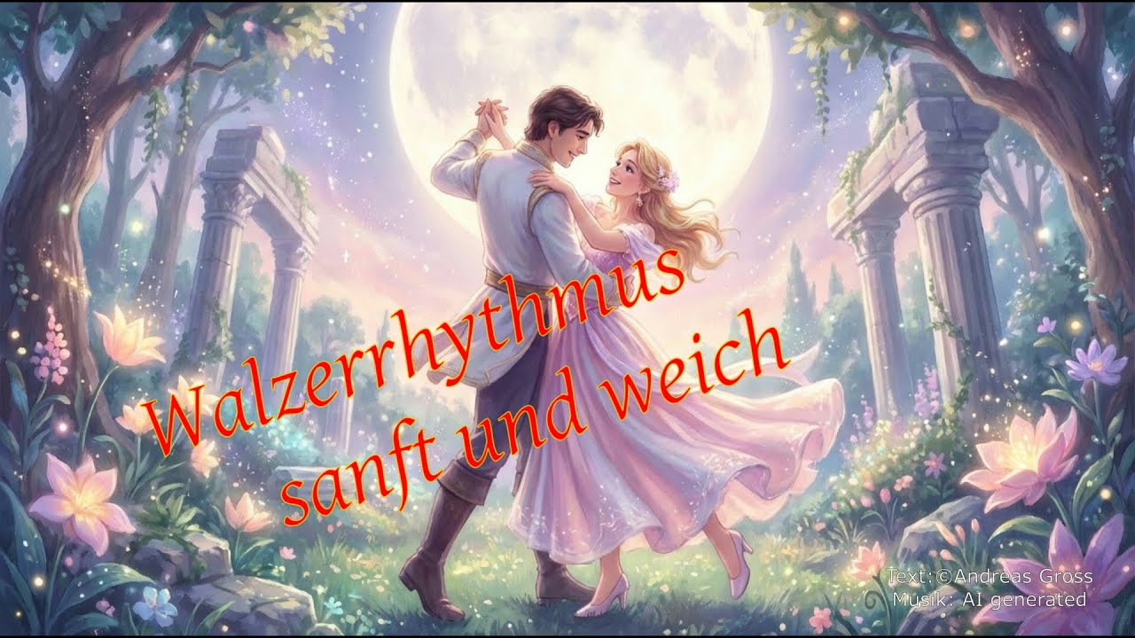 Walzerrhythmus sanft und weich, gefühlvolle Liebeserklärung im Rhythmus des Tanzes