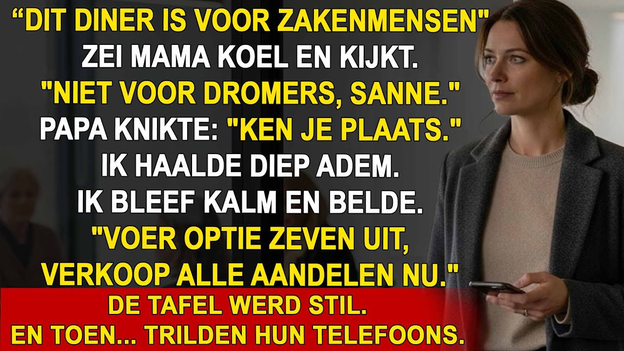 Mijn familie verbood me van het zakenetentje — ze wisten niet dat ik de macht had.