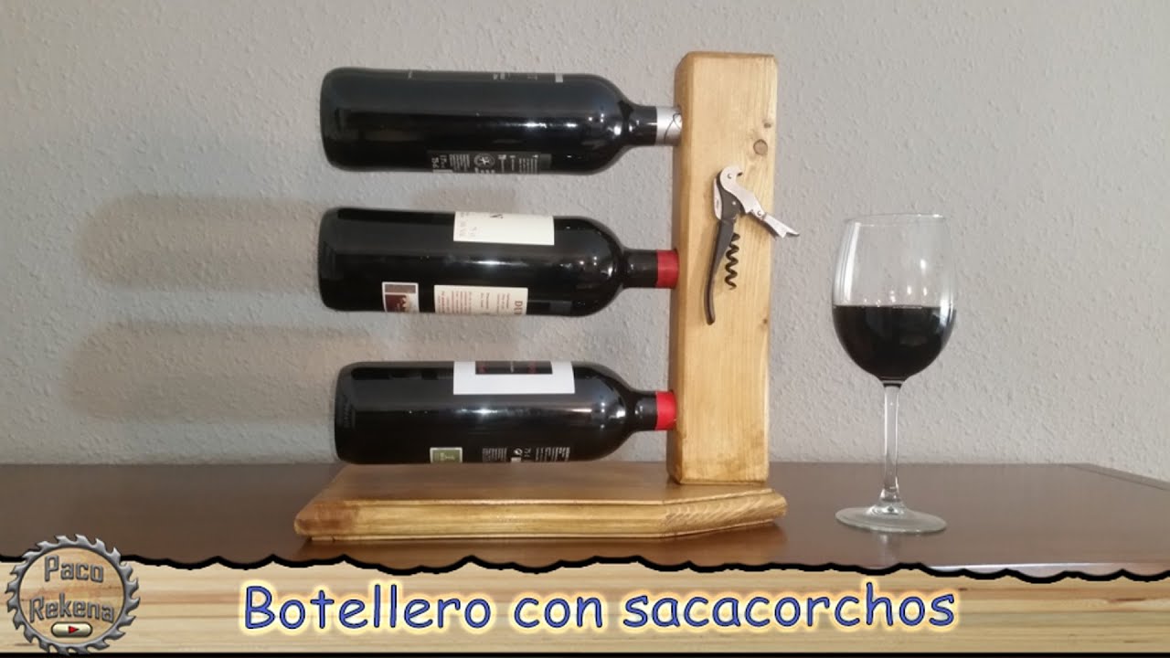 Botellero de madera para vinos