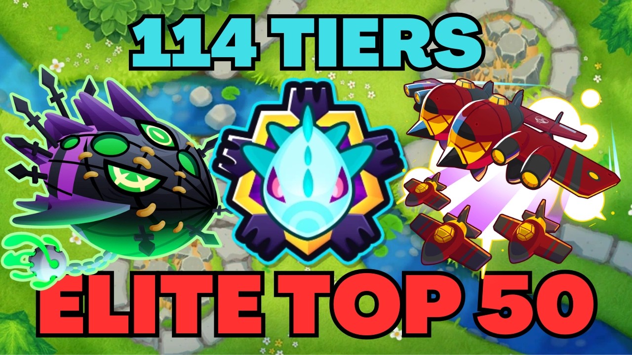 BTD6 | Lych Elite 2.0 | Boss Ranked in 114 Tiers DNF | FULL STEP BY STEP - Downstream TOP 50 Guide