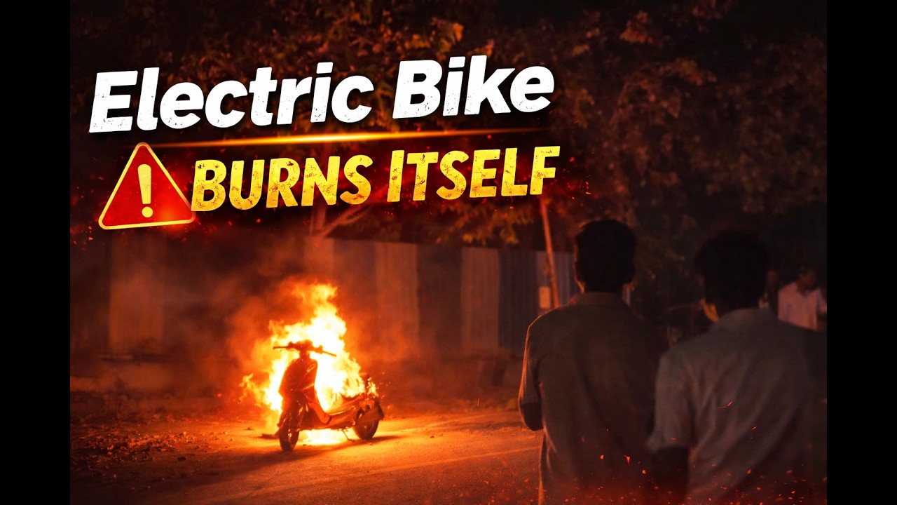 Electric Bike Burns Itself 🔥 Must Watch Before Buying EV !