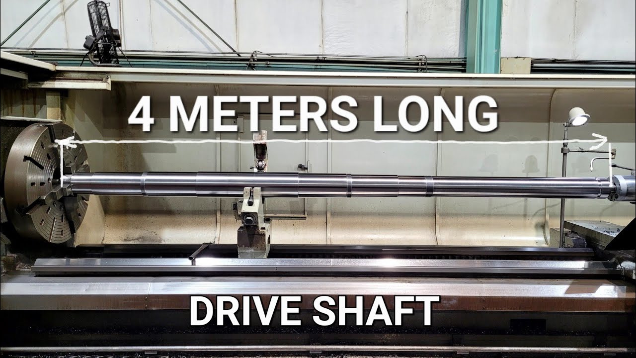 4 Meters Long Drive Shaft | Cnc Lathe Machining