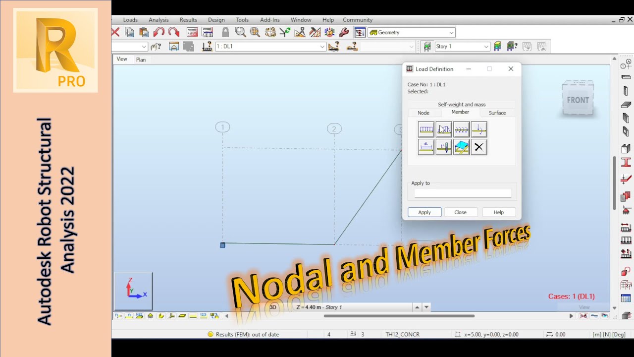 Understanding Nodal and Linear Loads in Autodesk Robot