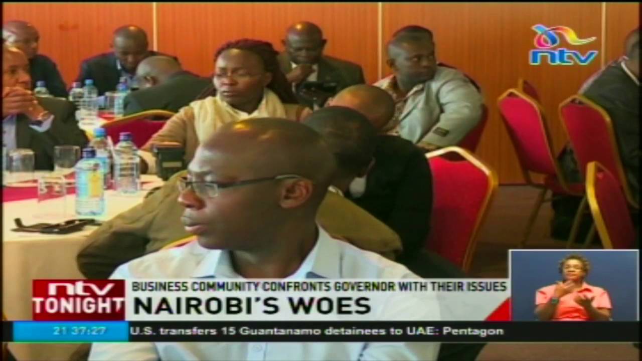 Business community confronts Governor Kidero with their issues