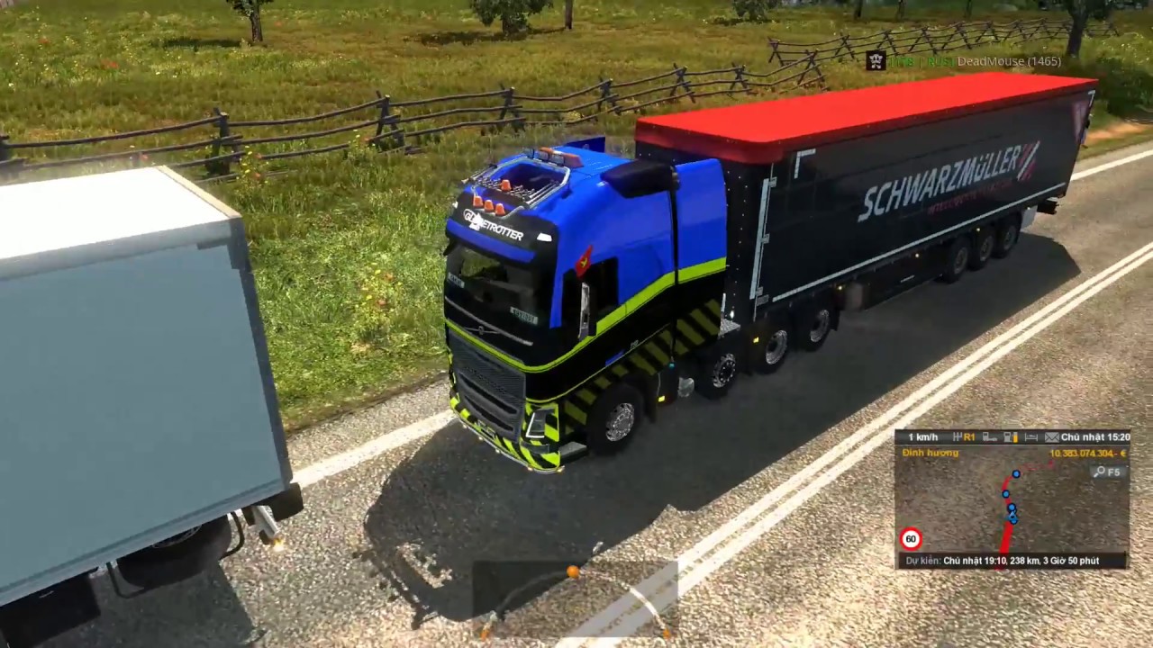ETS2 Online - Chuyến h&agrave;ng đi đường xa bị tai nạn đầy gian nan | ND Gaming