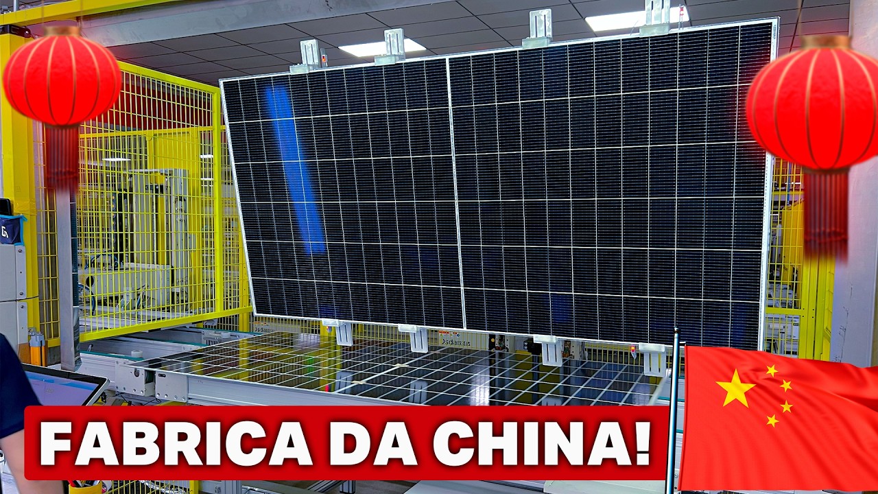 Como é feito o PAINEL SOLAR⁩ na China? Visitamos a fábrica da OSDA!