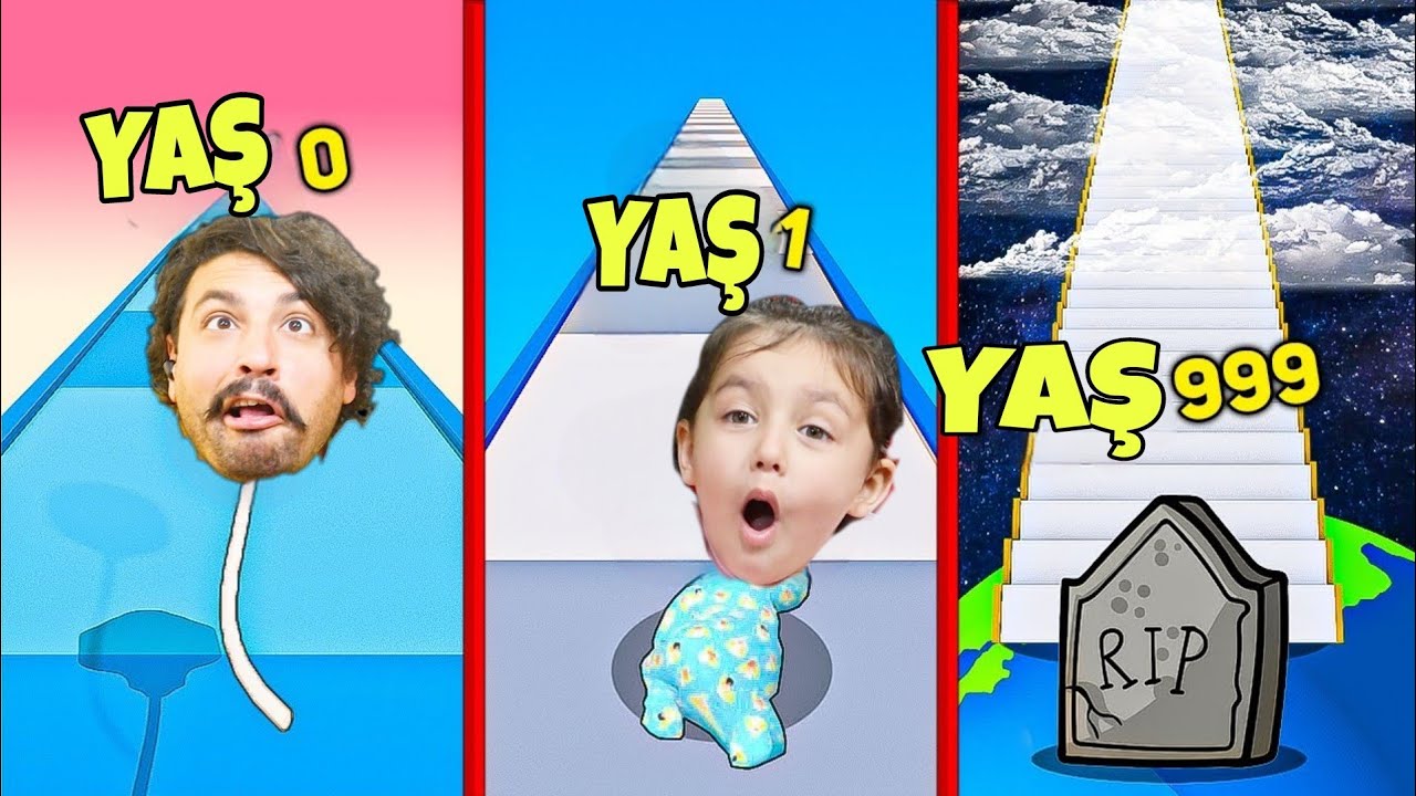 DOĞUMDAN ÖLÜME 100 YAŞ OYUNU 😍 First To Life