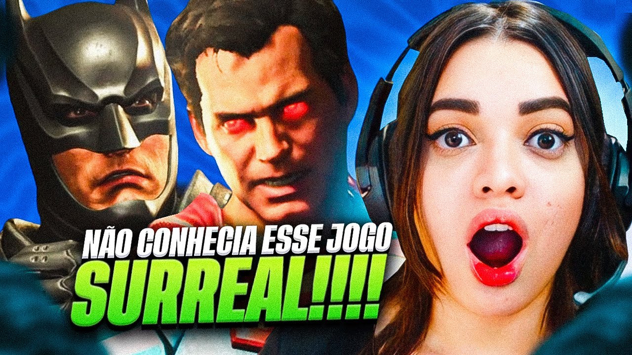 REAGINDO ao Games Eduu - SUPERMAN ME PASSOU O SARRAFO! - Injustice 2