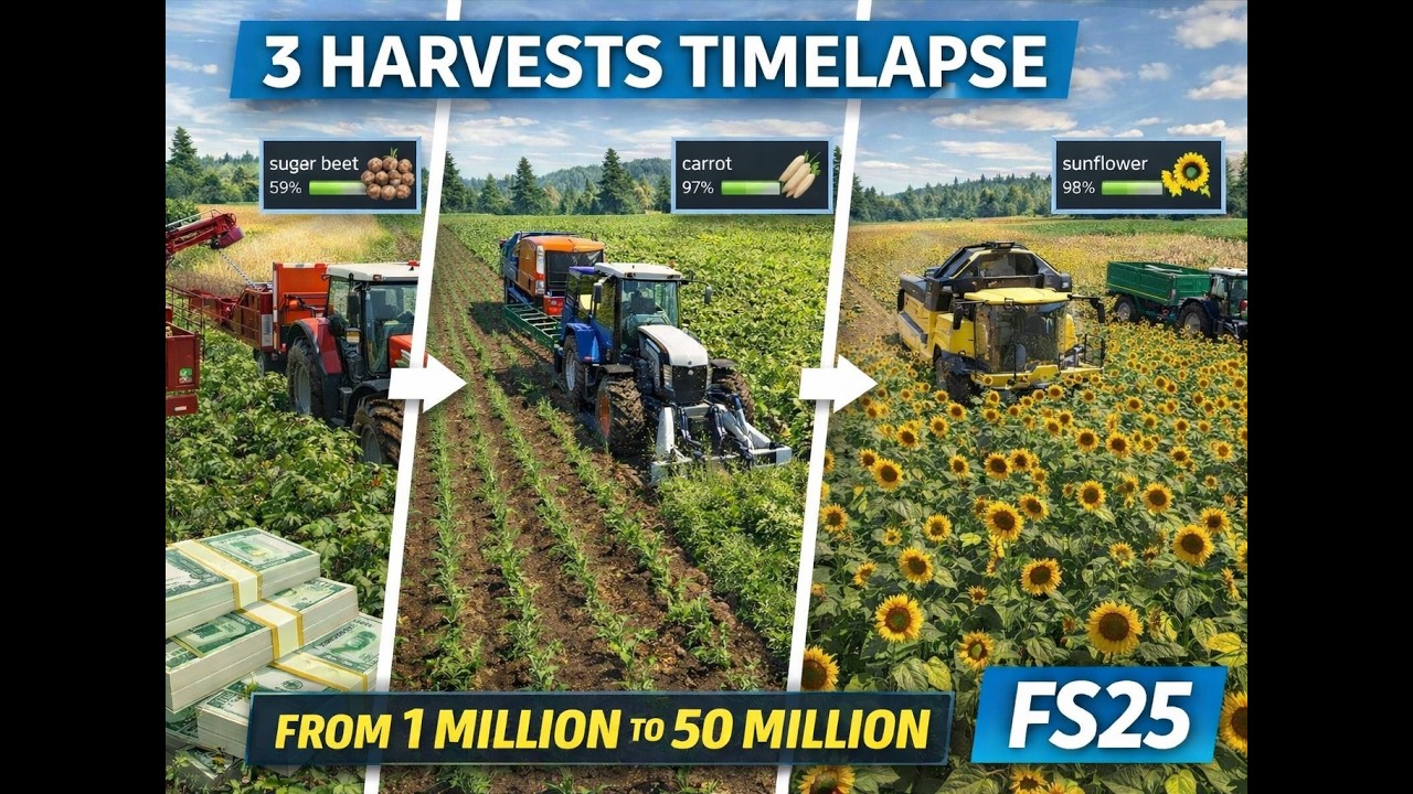 From 1 Million to 50 Million | Farming Simulator 25 | Zielonka #1
