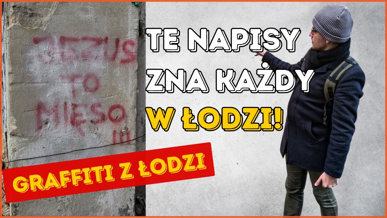 Te napisy zna każdy w Łodzi! Kto jest autorem?