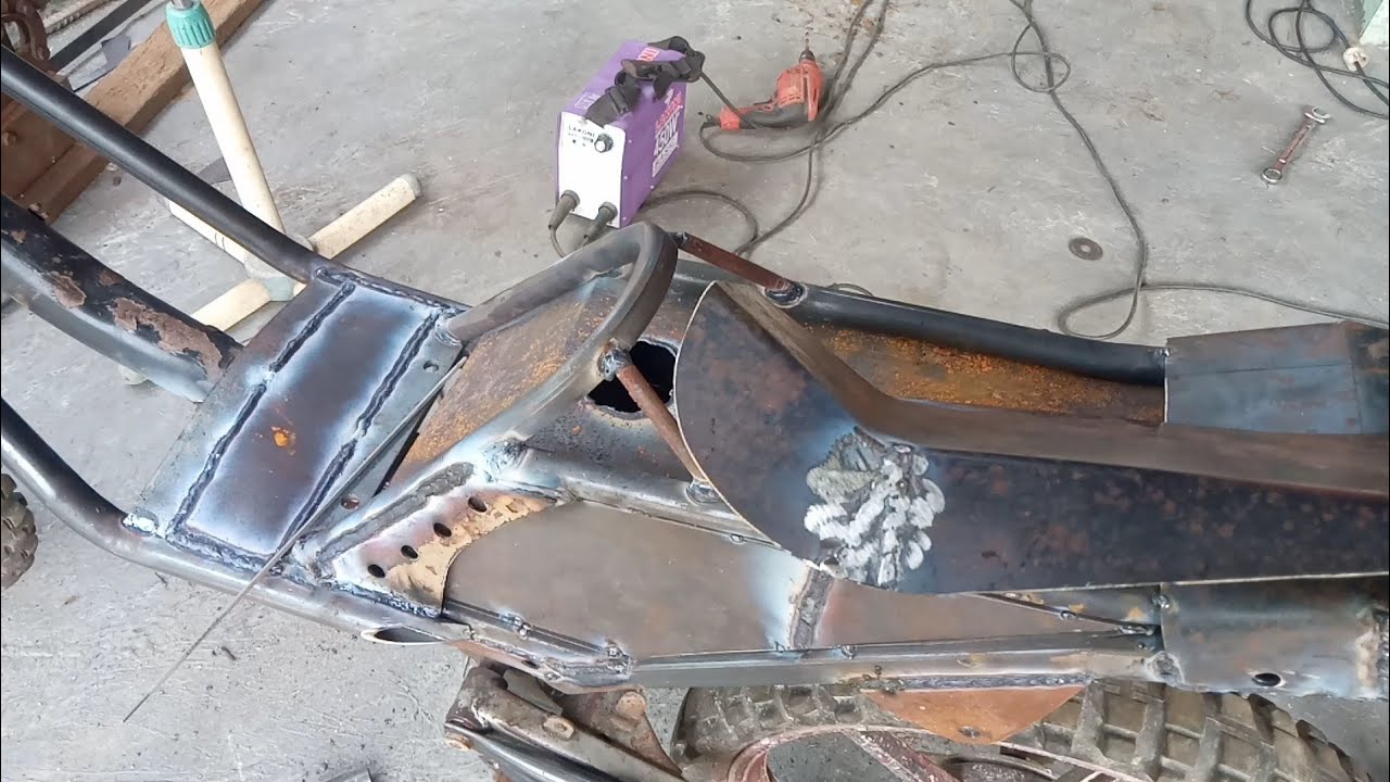 Cara simpel membuat jok rangka taksi /sadel rangka taksi.
