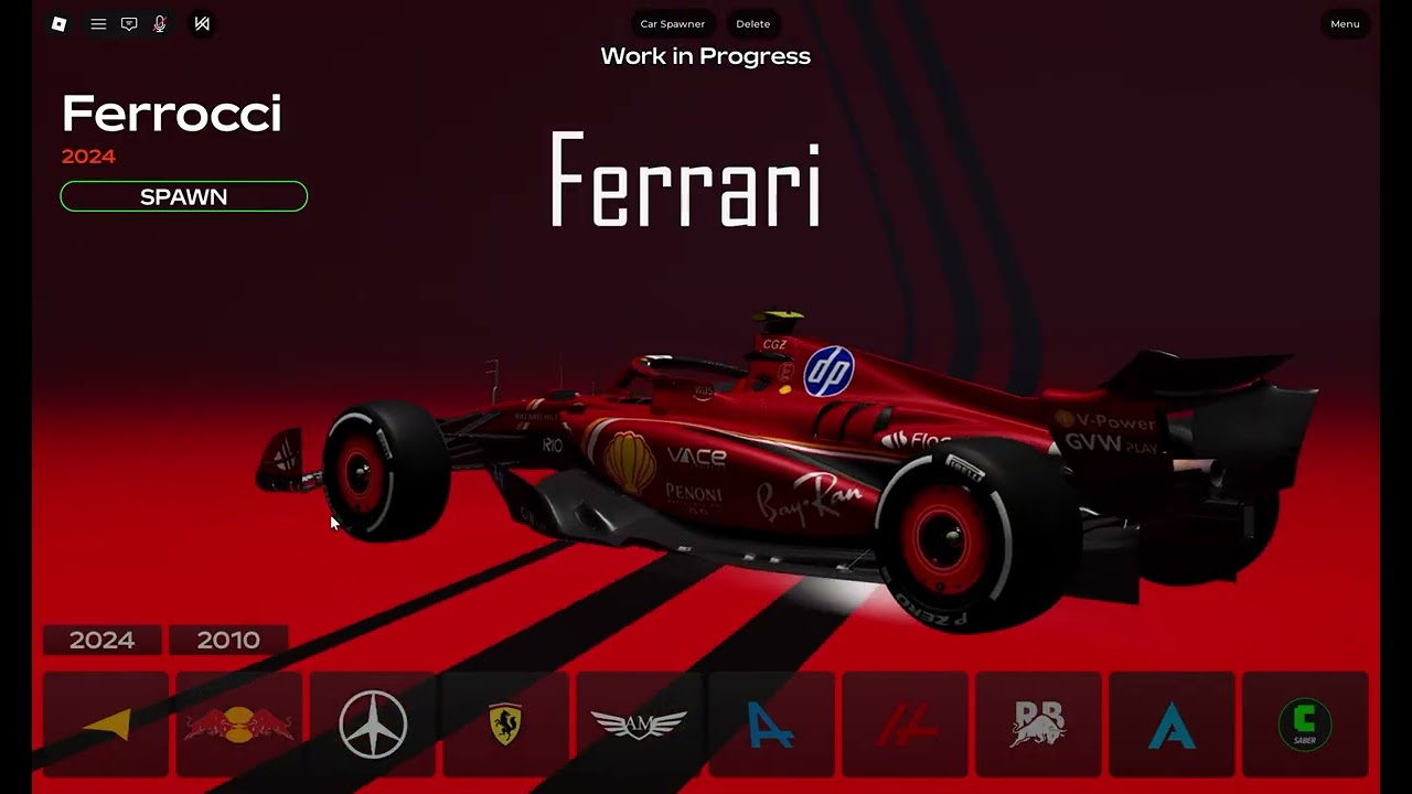 F1 car showcasing on Formula Legacy in Roblox #f1 #f1community #motorsport