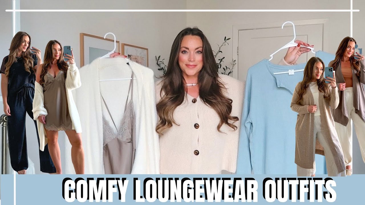 COMFY LOUNGEWEAR OUTFITS | Abercrombie, Aerie, Free People, Honeylove Loungewear Lookbook