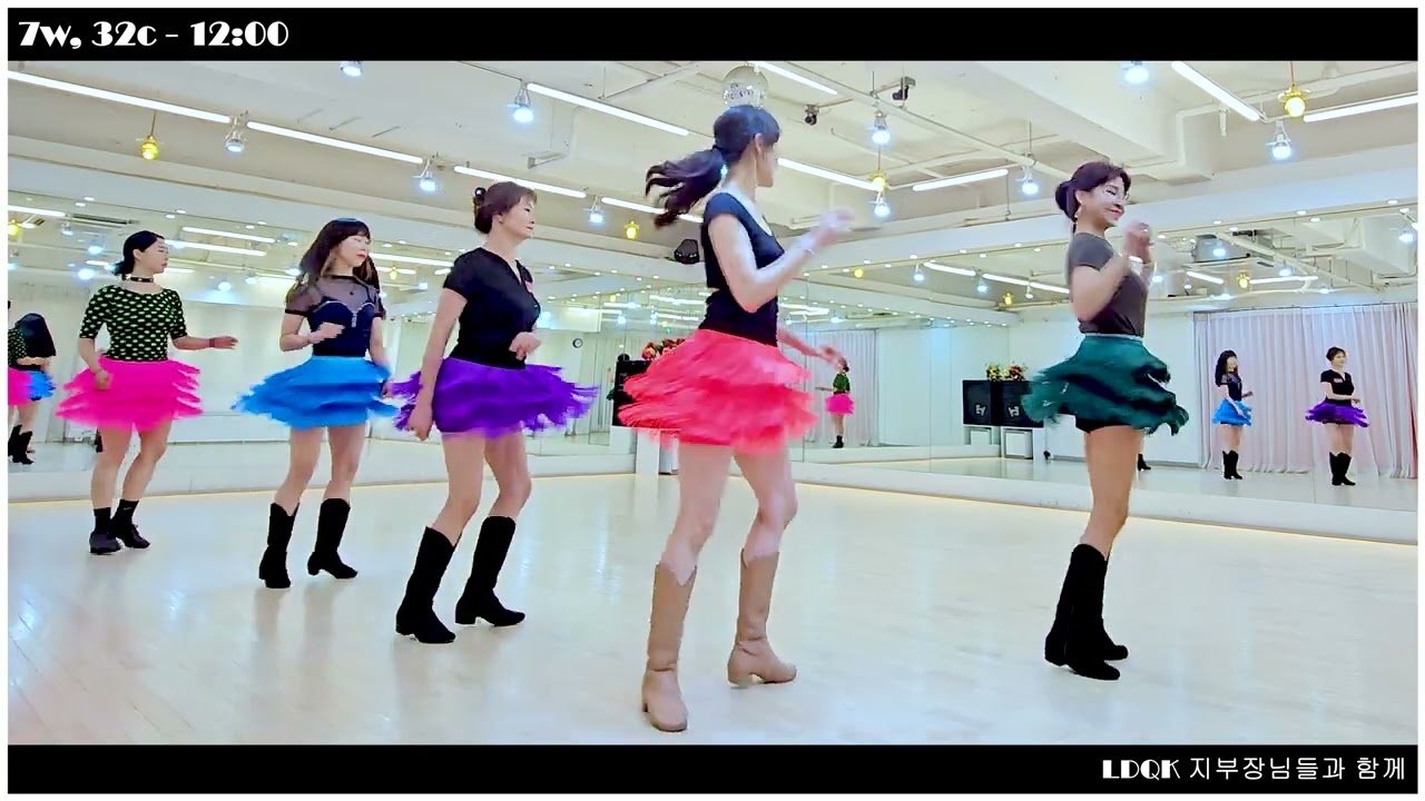 Glee Gloria Line Dance l Improver l 글리 글로리아 라인댄스 l Linedancequeen l Junghye Yoon 