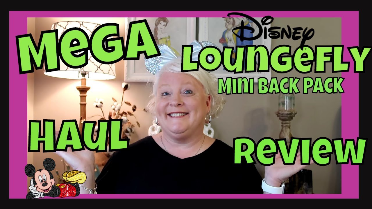 MEGA!! Loungefly Mini Backpack Haul and Review!!