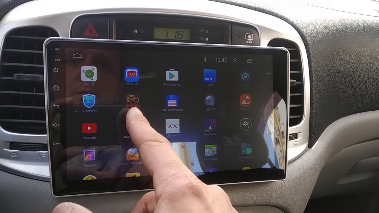 Hyundai Accent Android автомагнитола