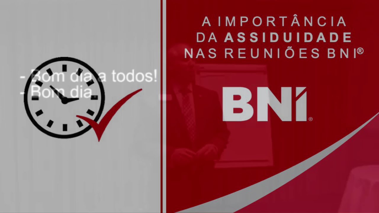 A import&acirc;ncia da assiduidade nas reuni&otilde;es BNI