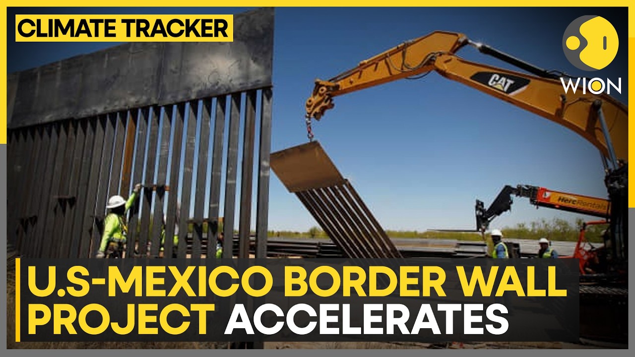 US-Mexico Border Wall Project Accelerates Amid Migration Surge | WION World News