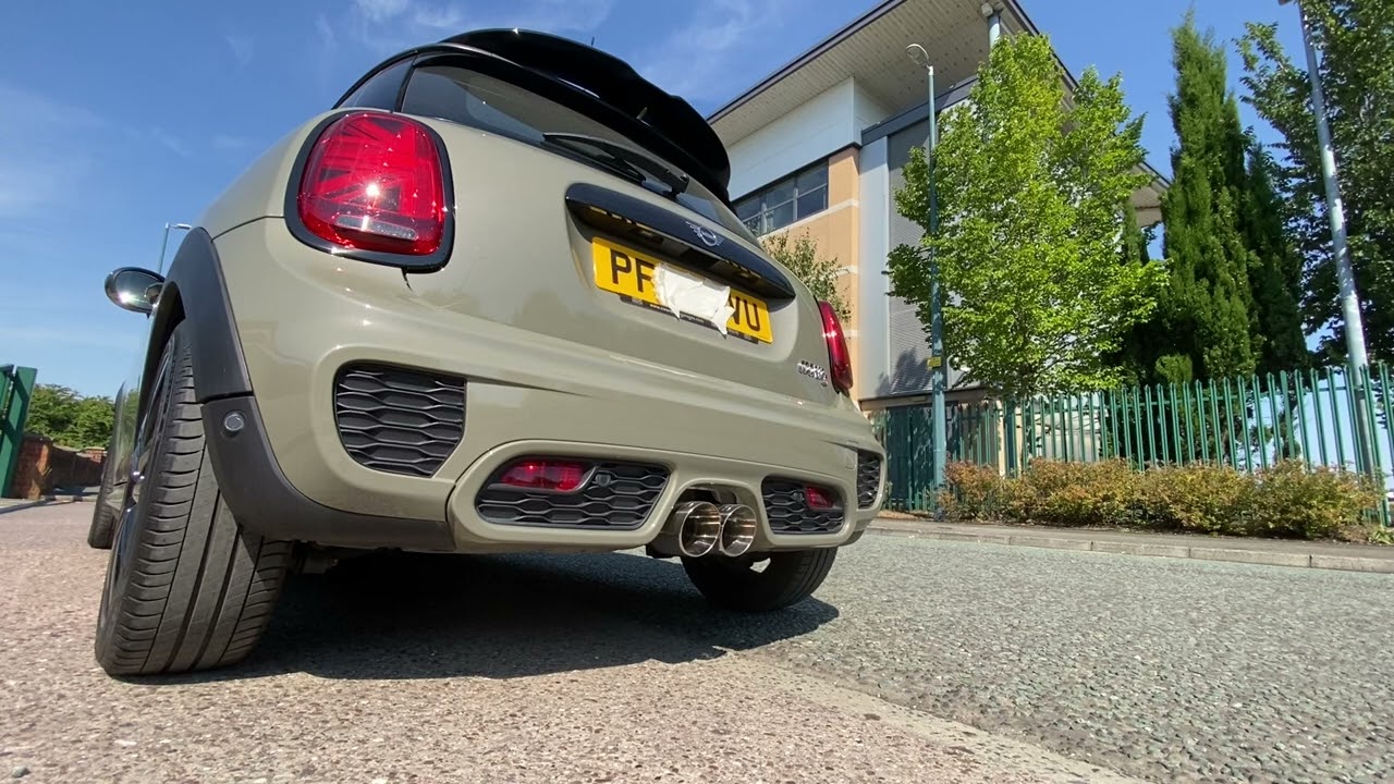 2019 F56 (LCI) Mini Cooper S - Scorpion GPF Back Exhaust System - low temp Start up plus revs.