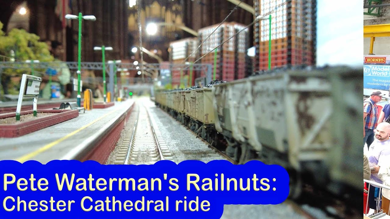 Pete Waterman’s Railnuts, ride along at Chester Cathedral