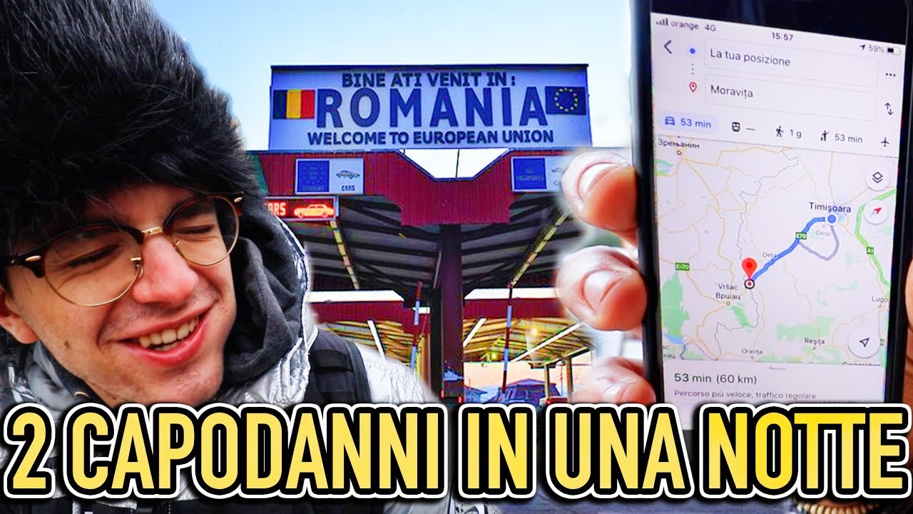 Festeggiare 2 CAPODANNI in 2 STATI DIVERSI in una SOLA NOTTE