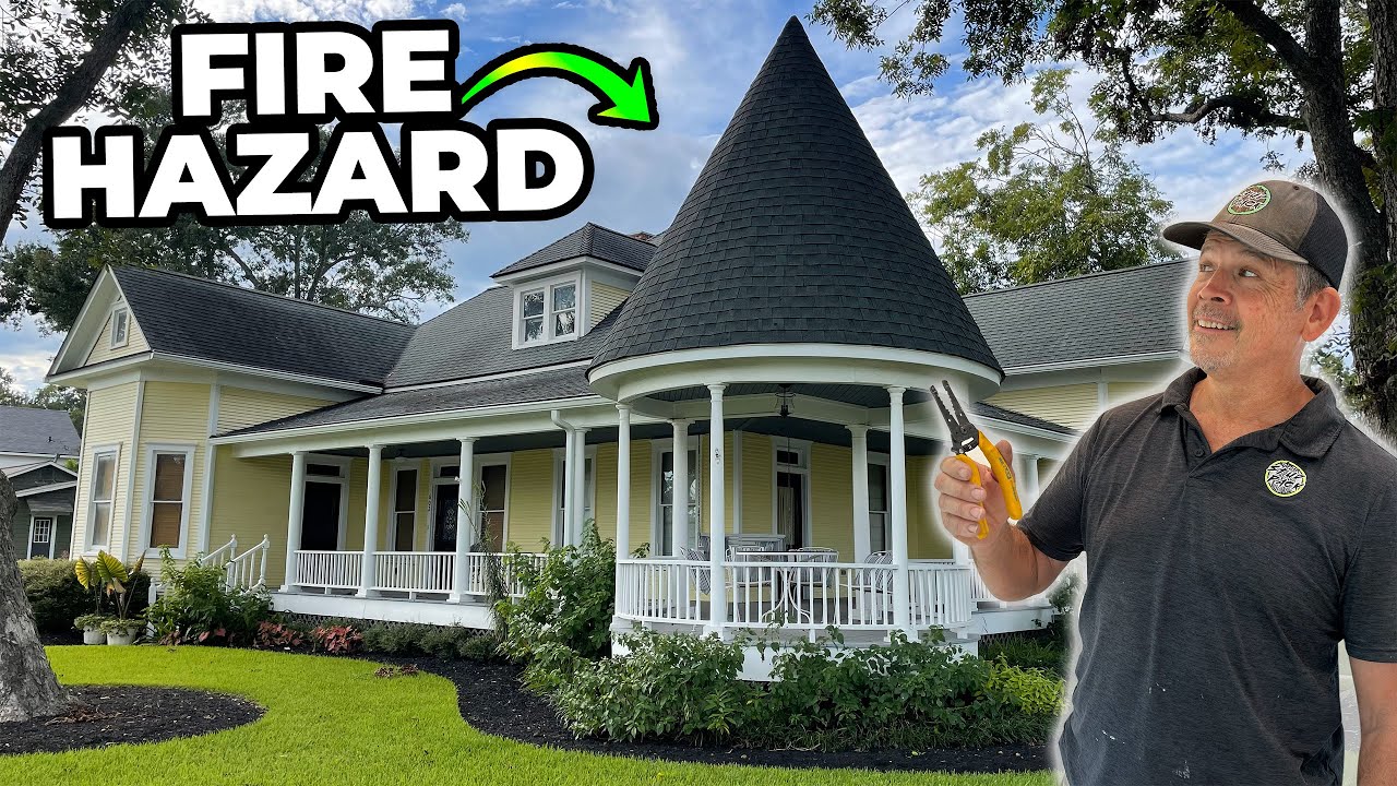 OLD HOME ELECTRICAL...OPEN SPLICES and MISSING JUNCTION BOXES NOT GOOD!!