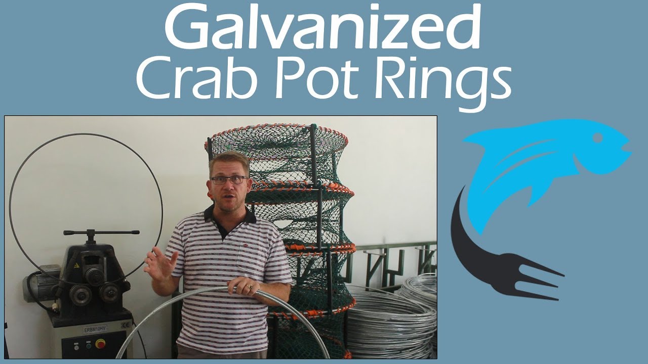 Crab Pot Custom Galvanized Rings: See the Difference - Pro Fishing Queensland