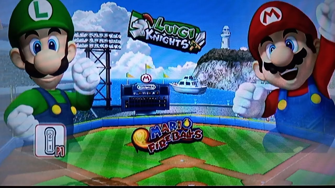 Mario Super Sluggers- Luigi vs Mario (Video Request)