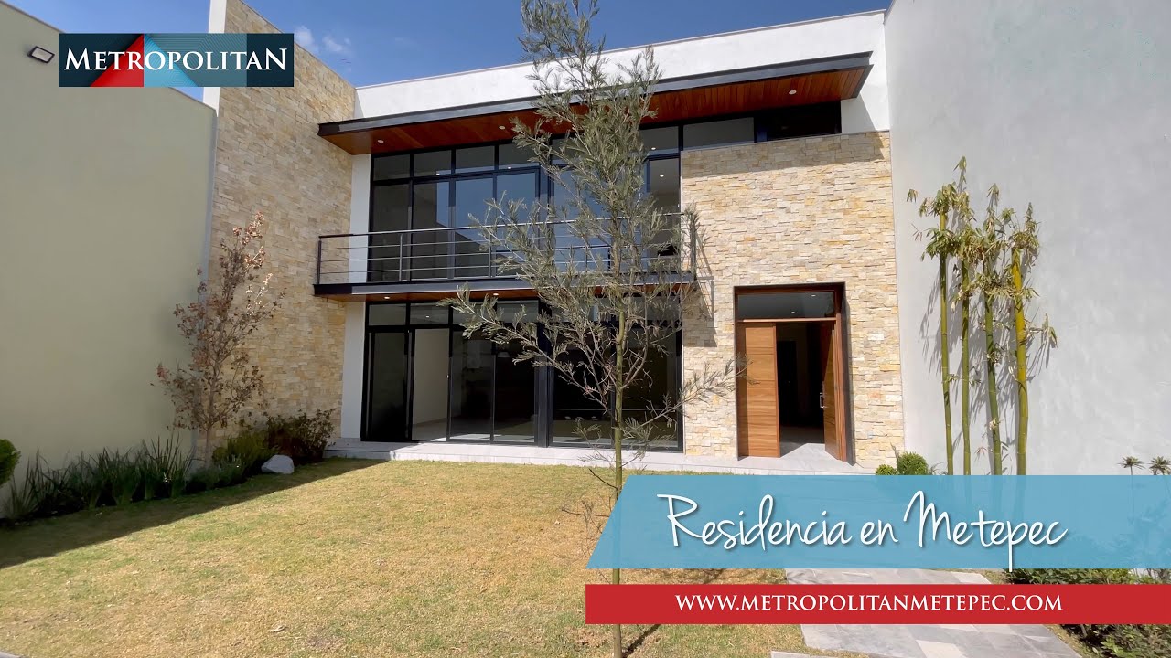 Residencia Moderna en Venta en Metepec por Metropolitan Real Estate 4K